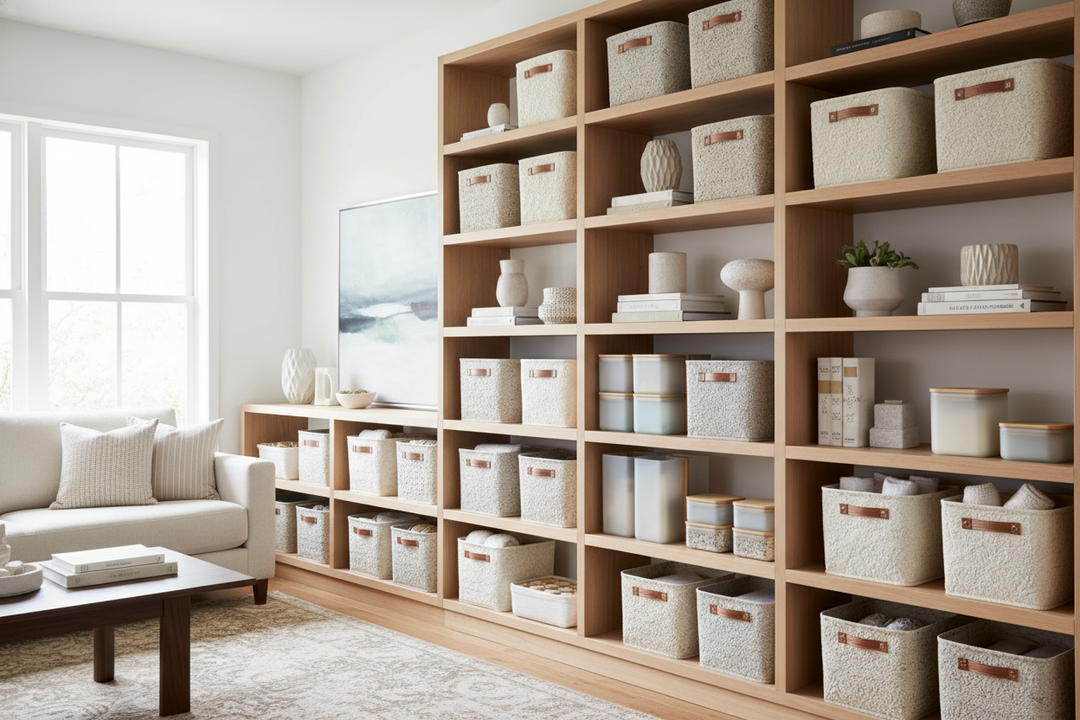 I Finally Found Organizer Bins for Shelves That Aren't Ugly