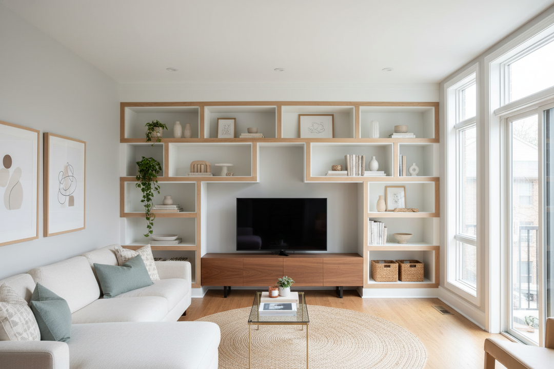 We Turned $40 Cubes Into Box Shelf Ideas That Look Like Custom Built-Ins