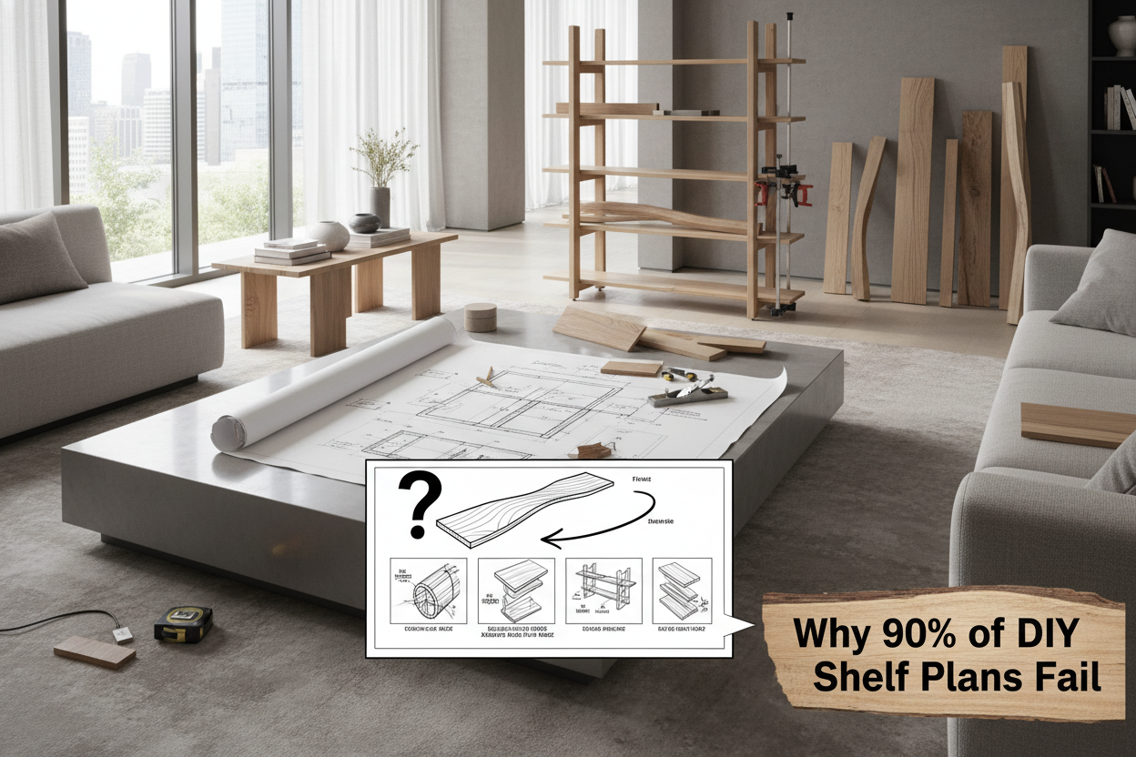 Why 90% of Free Plans for Shelving Units Warp Within a Year