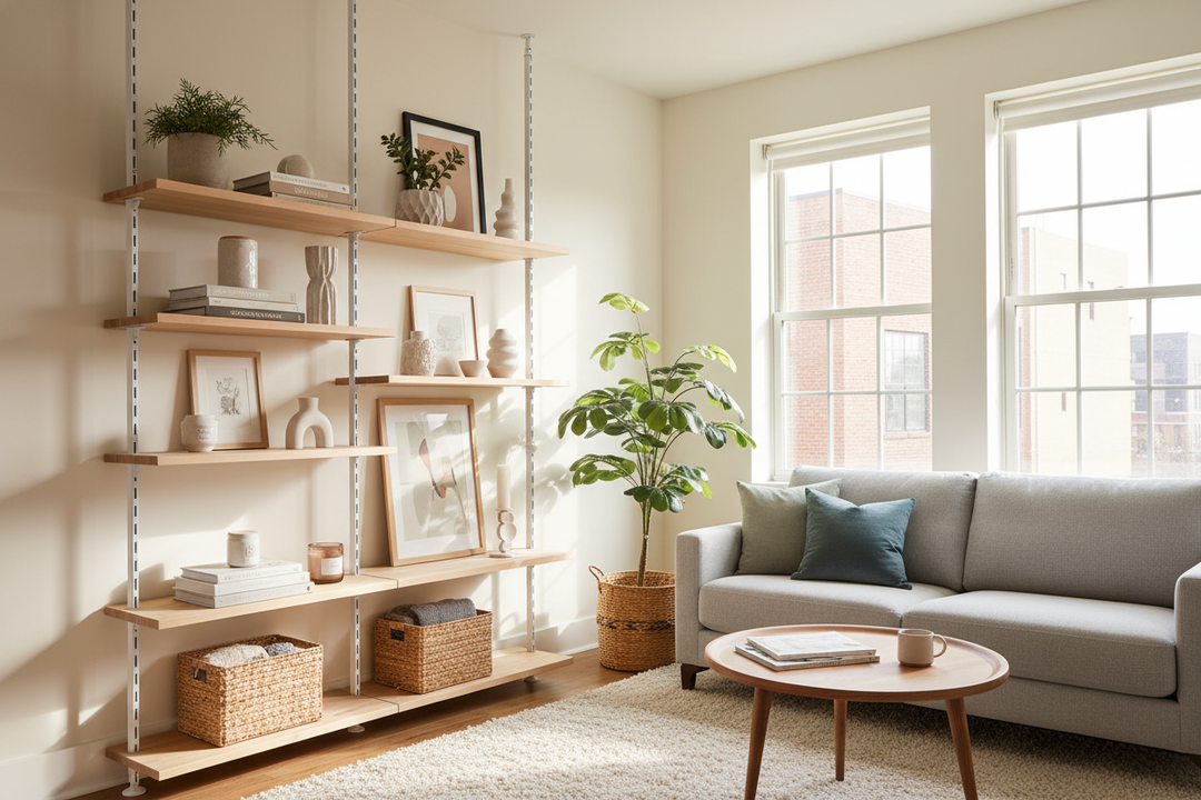 My Security Deposit Survived This Renter Friendly Shelf Hack