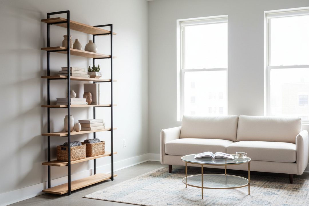 Why I Swapped My Bulky Console for a Tall Shelf for Small Spaces