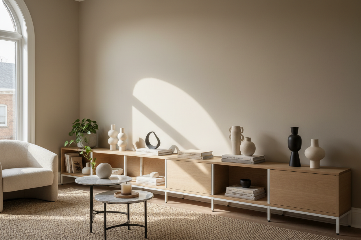 How Low-Profile Shelving for Living Rooms Fixed My Awkward Layout