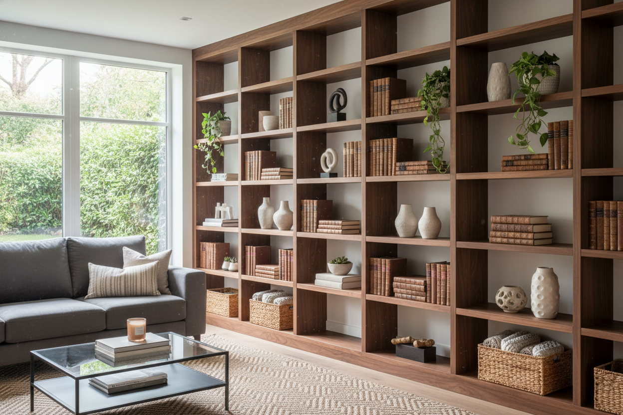 Is an Open Shelf for Living Room Storage Just a Dust Trap?