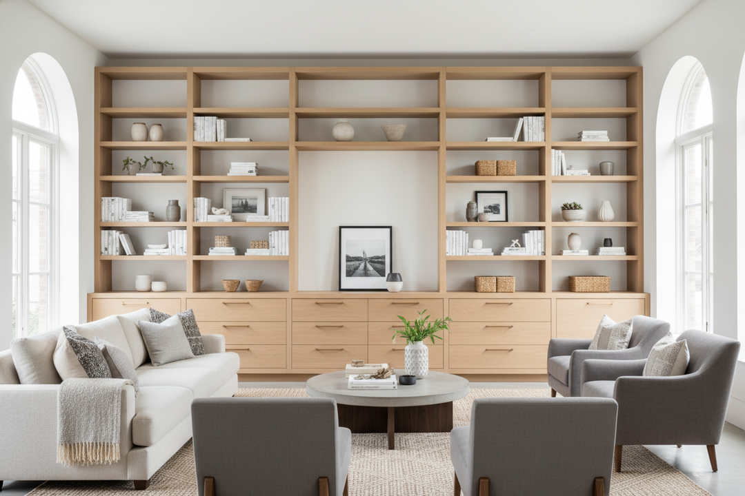Your Living Room Furniture Shelves Need Drawers (Trust Me)