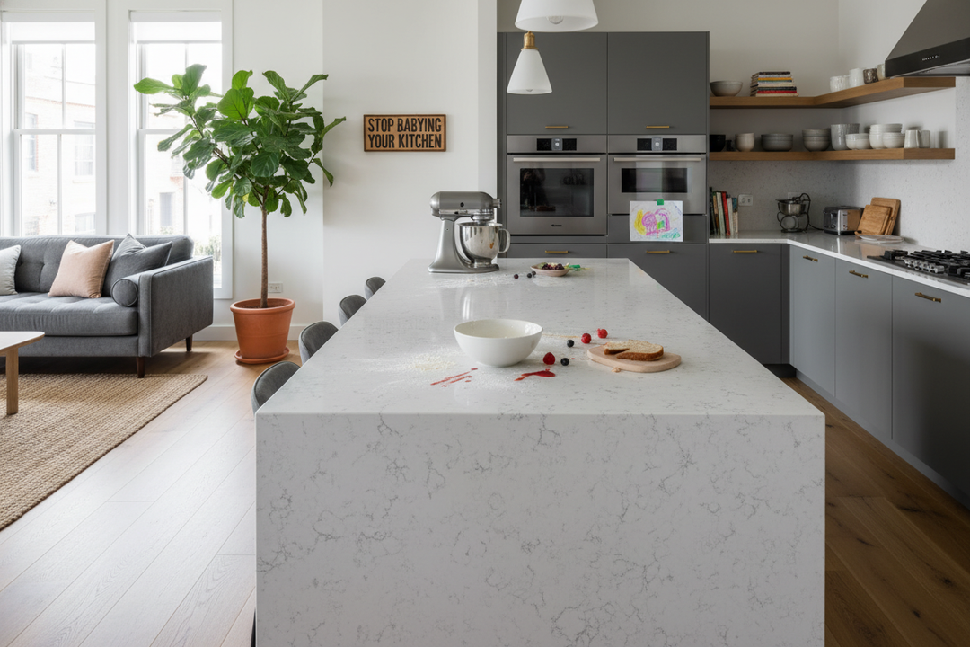 Stop Babying Your Kitchen: The Best Countertop Material for Messy Cooks