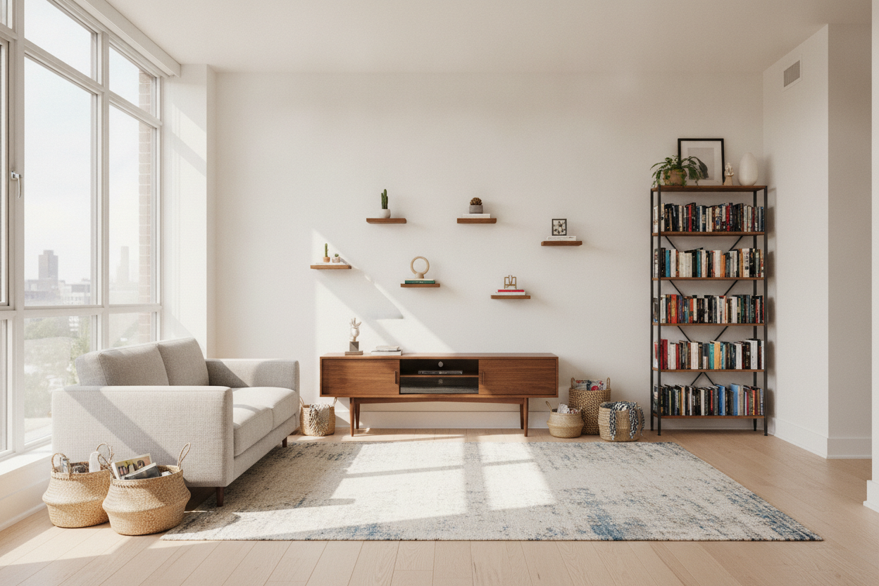 Why Mini Shelves for Small Apartments Actually Make Rooms Feel Tinier