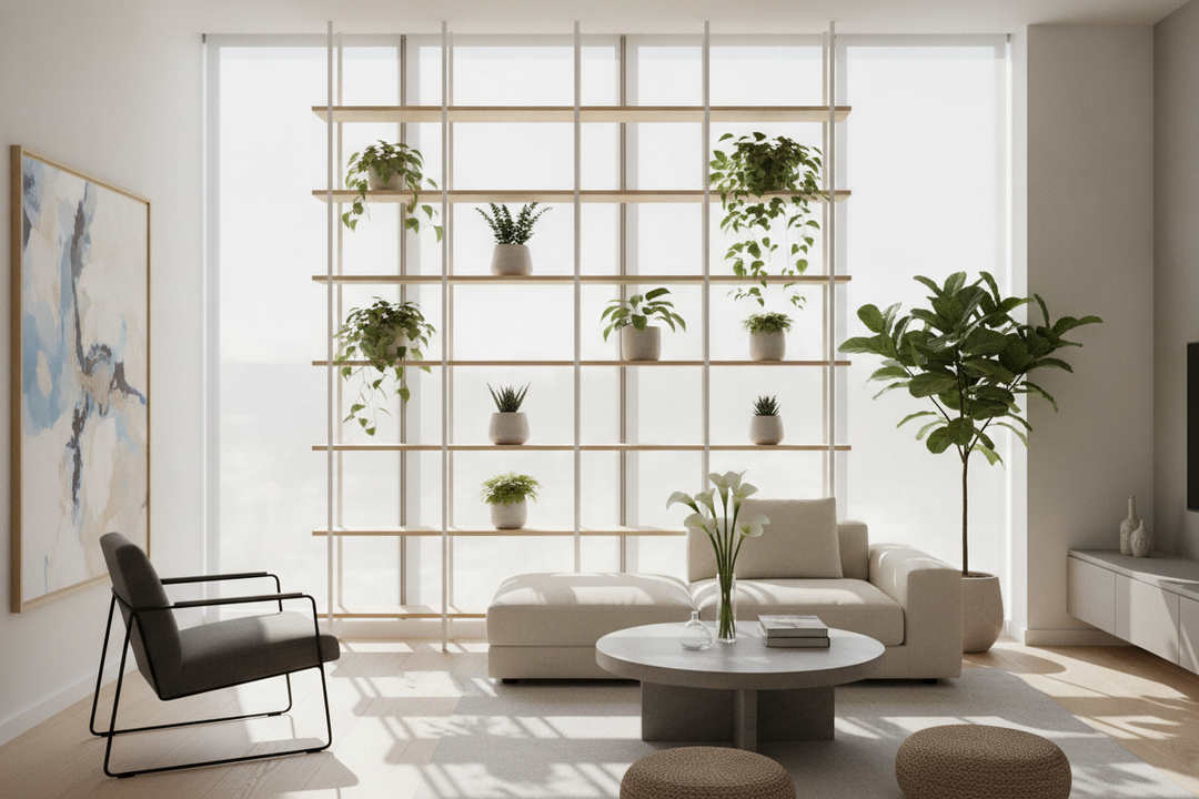 Yes, I Put a Minimalist Shelving Unit in Front of My Window