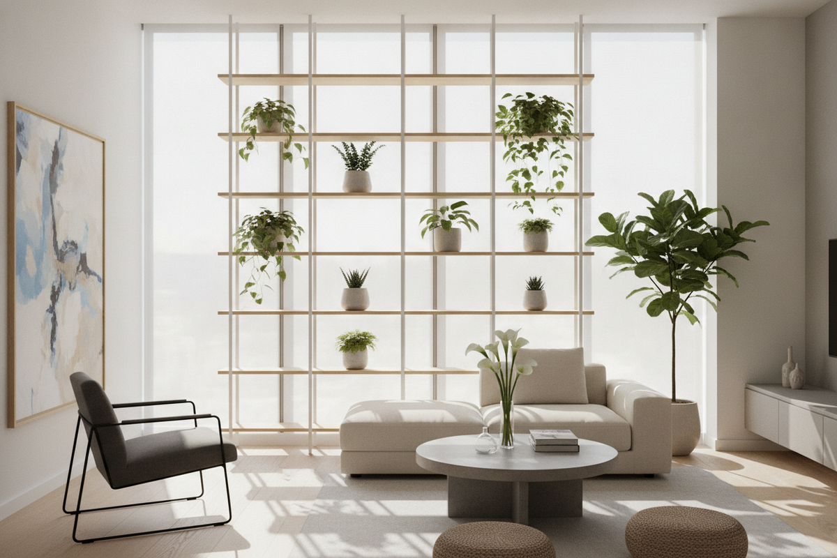 Yes, I Put a Minimalist Shelving Unit in Front of My Window