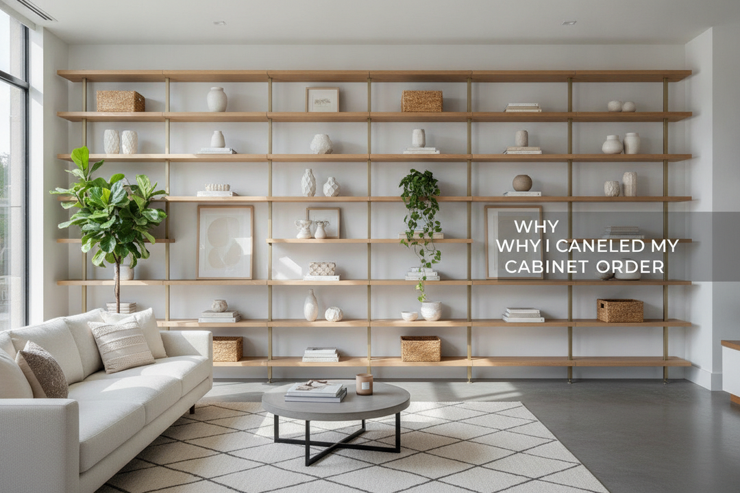 Why I Canceled My Cabinet Order for an Open Shelf System