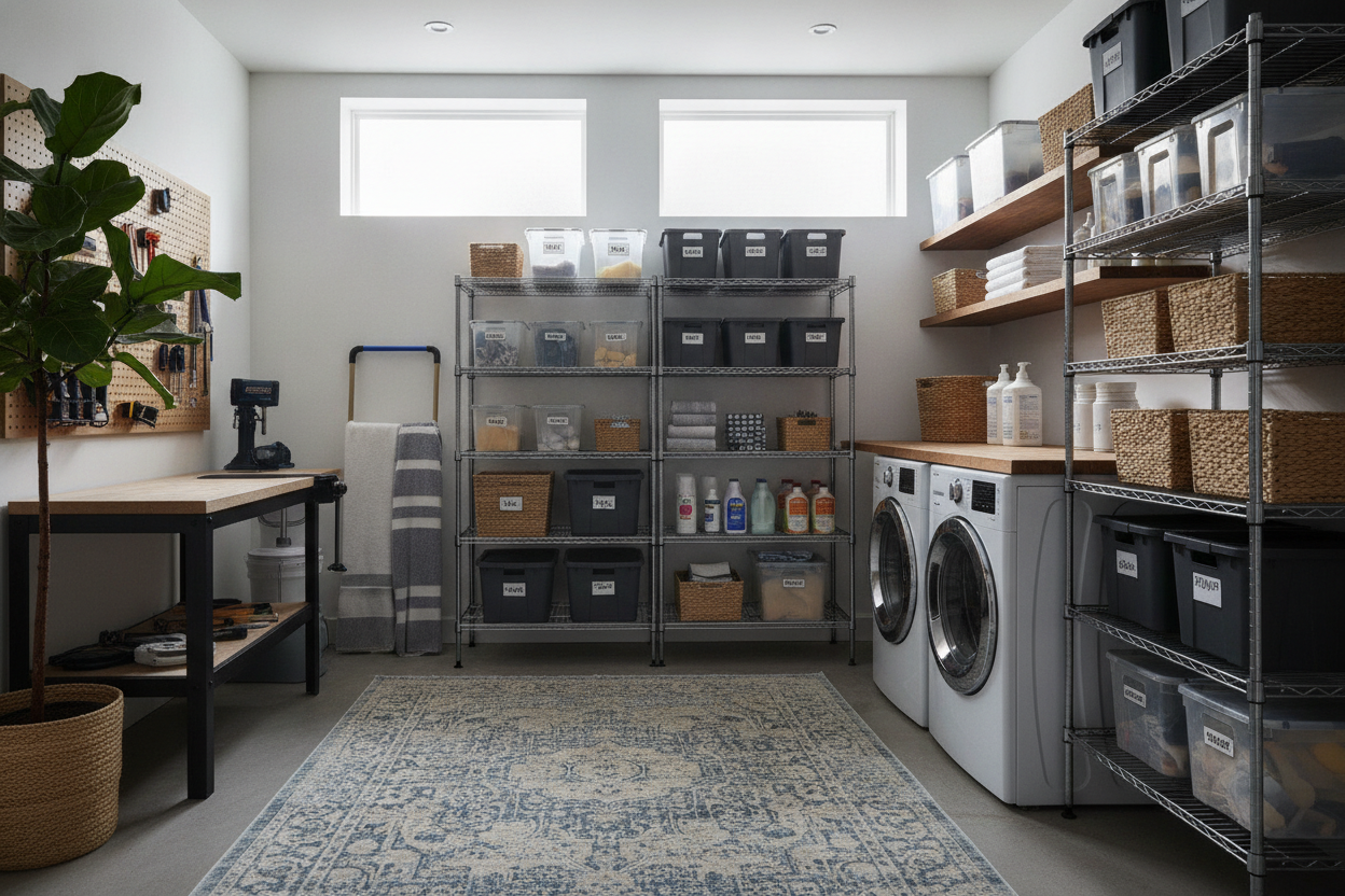 Why Your Utility Room Needs Ugly Home Depot Shelf Storage