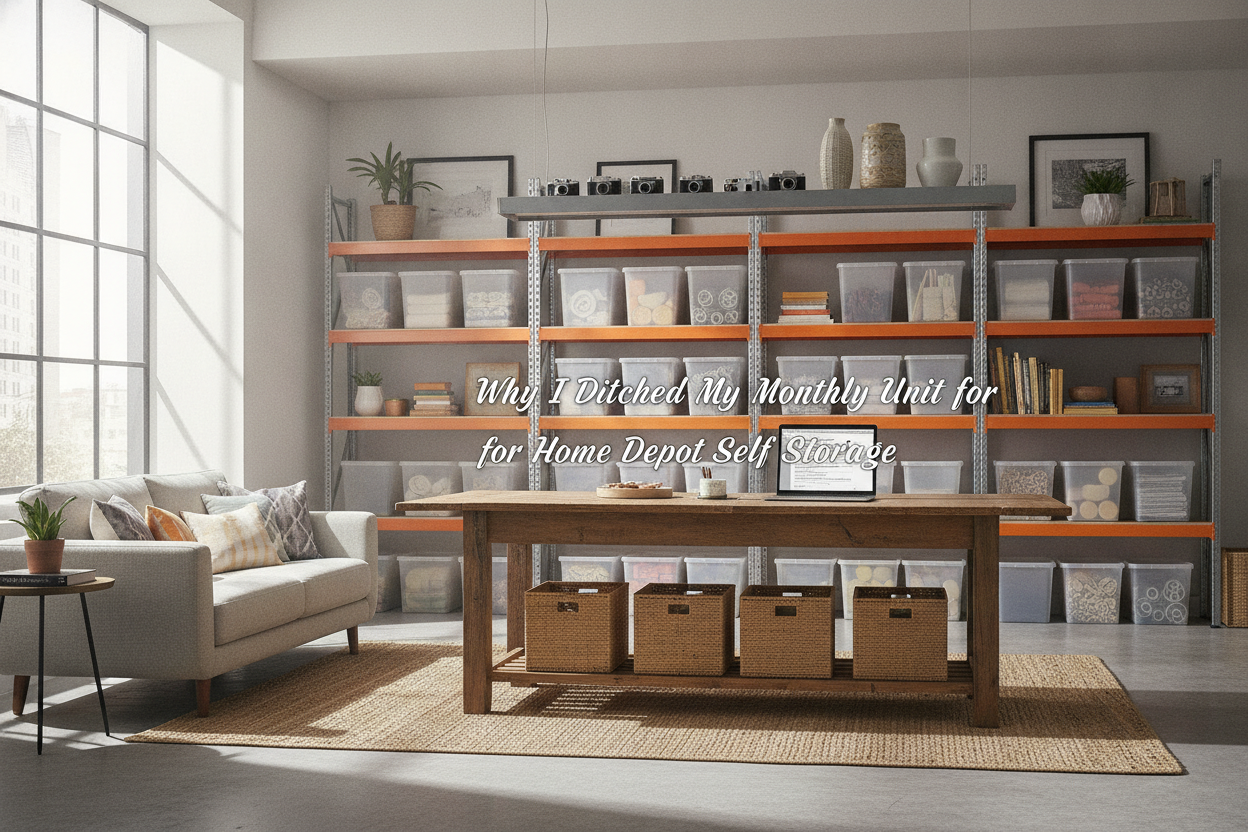 Why I Ditched My Monthly Unit for Home Depot Self Storage