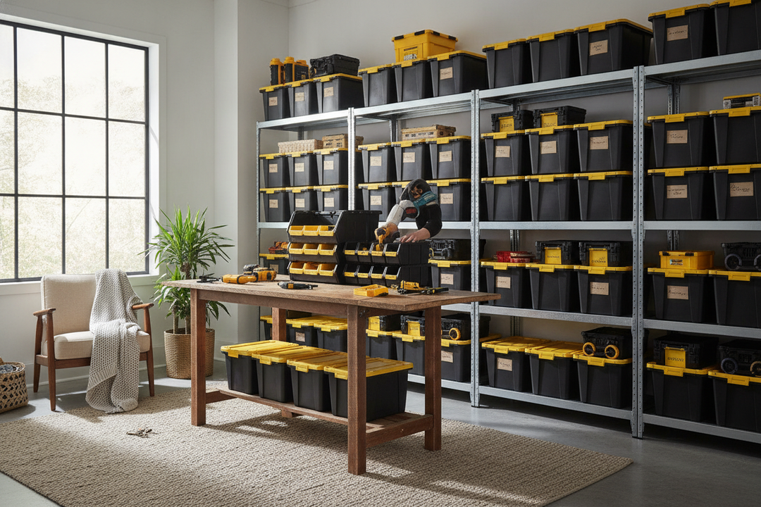 Why I Only Buy the Yellow and Black Bins Home Depot Sells