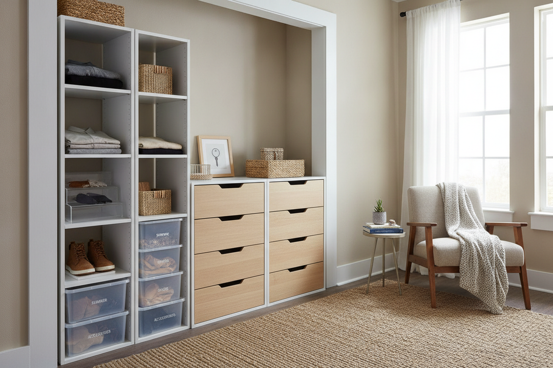 This Home Depot Closet Organizer With Drawers Saved My Security Deposit