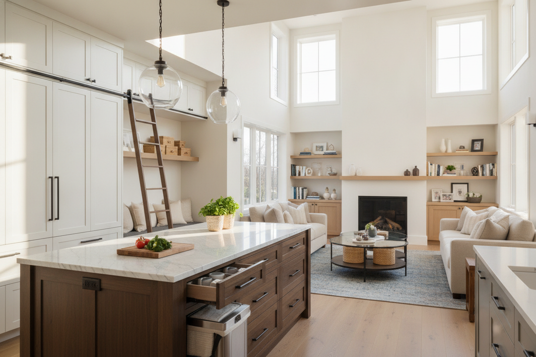 How an Island Fixed My Clutter (And Other In Home Storage Ideas)