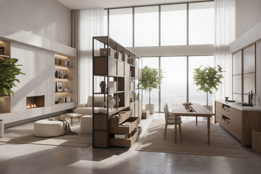 We Lost All Our Walls: Storage Ideas for Open Concept Homes