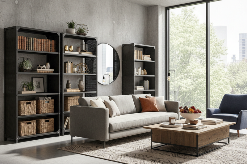 How I Made Ugly Industrial Storage Look Good in My Living Room