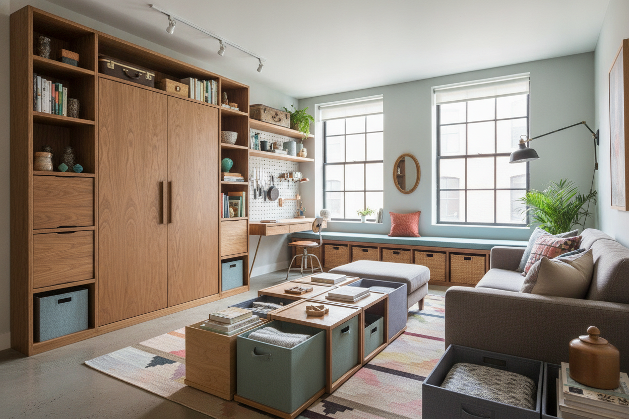 I Stole These Amazing Storage Ideas From a 400-Square-Foot Studio