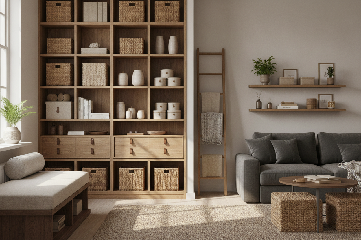 My Best Ideas for Storage in Small Apartment Involve Zero Plastic Bins