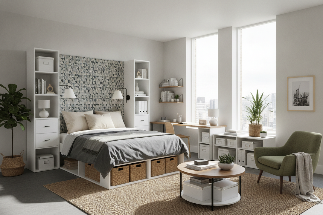 I Built a Fake Bedroom Using Only Studio Storage Furniture