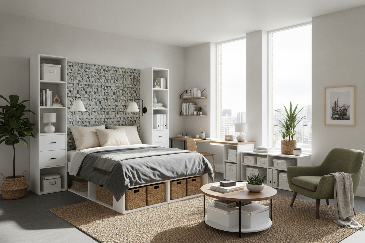 I Built a Fake Bedroom Using Only Studio Storage Furniture