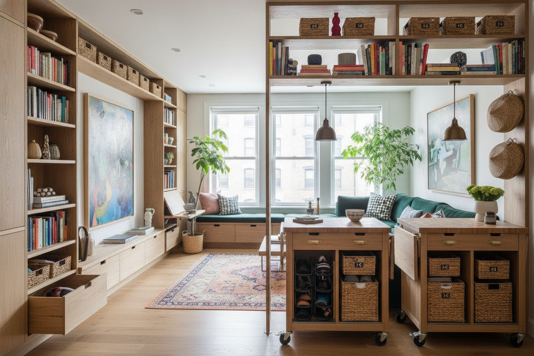 I Refuse to Downsize: Creative Storage Small Apartment Fixes