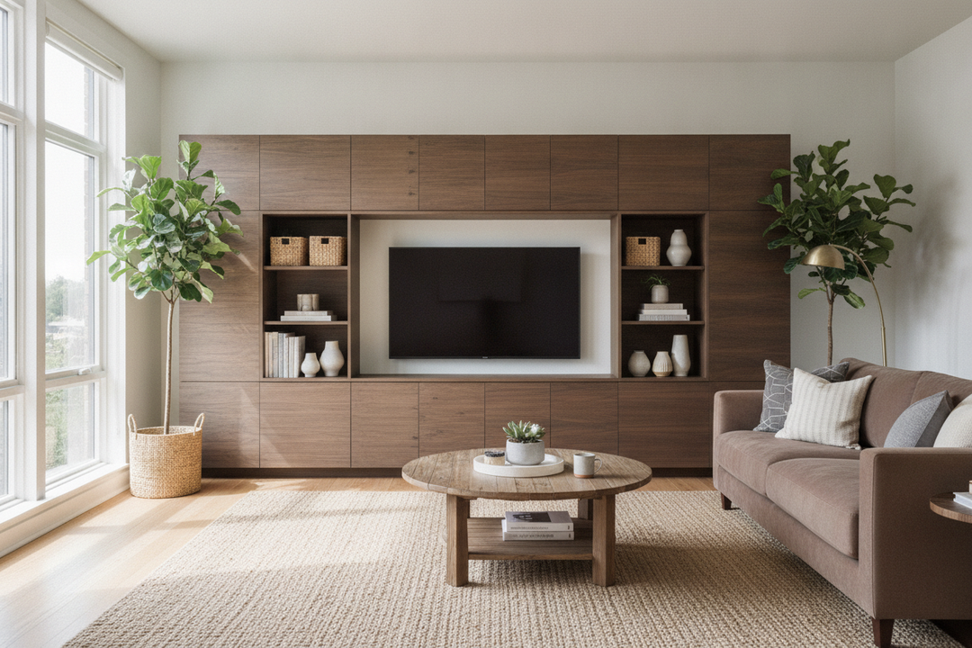 The 'Floating Shelves' Lie: Get a Real Storage Unit for Living Room