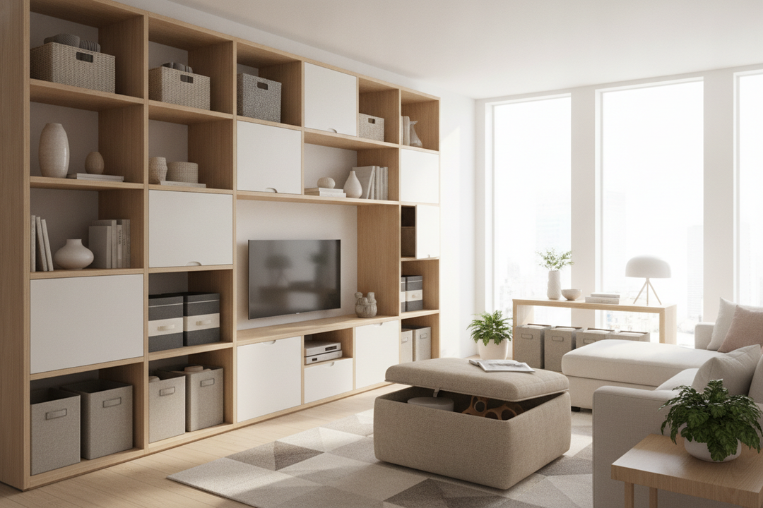 Where to Hide the Ugly Stuff: Real Living Room Storage Ideas