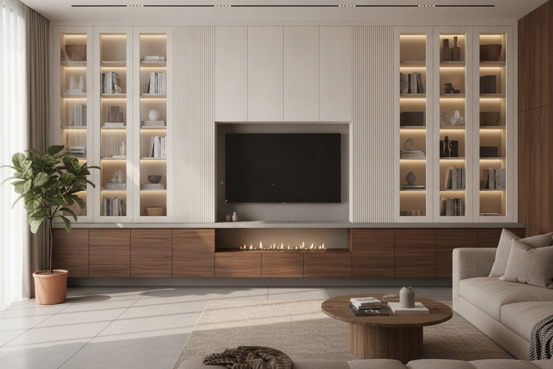 How to Add Living Room Cabinetry Without It Looking Like a Kitchen