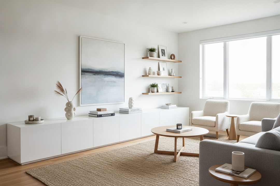 How a Low Cabinet for Living Room Fixed My Cramped Space