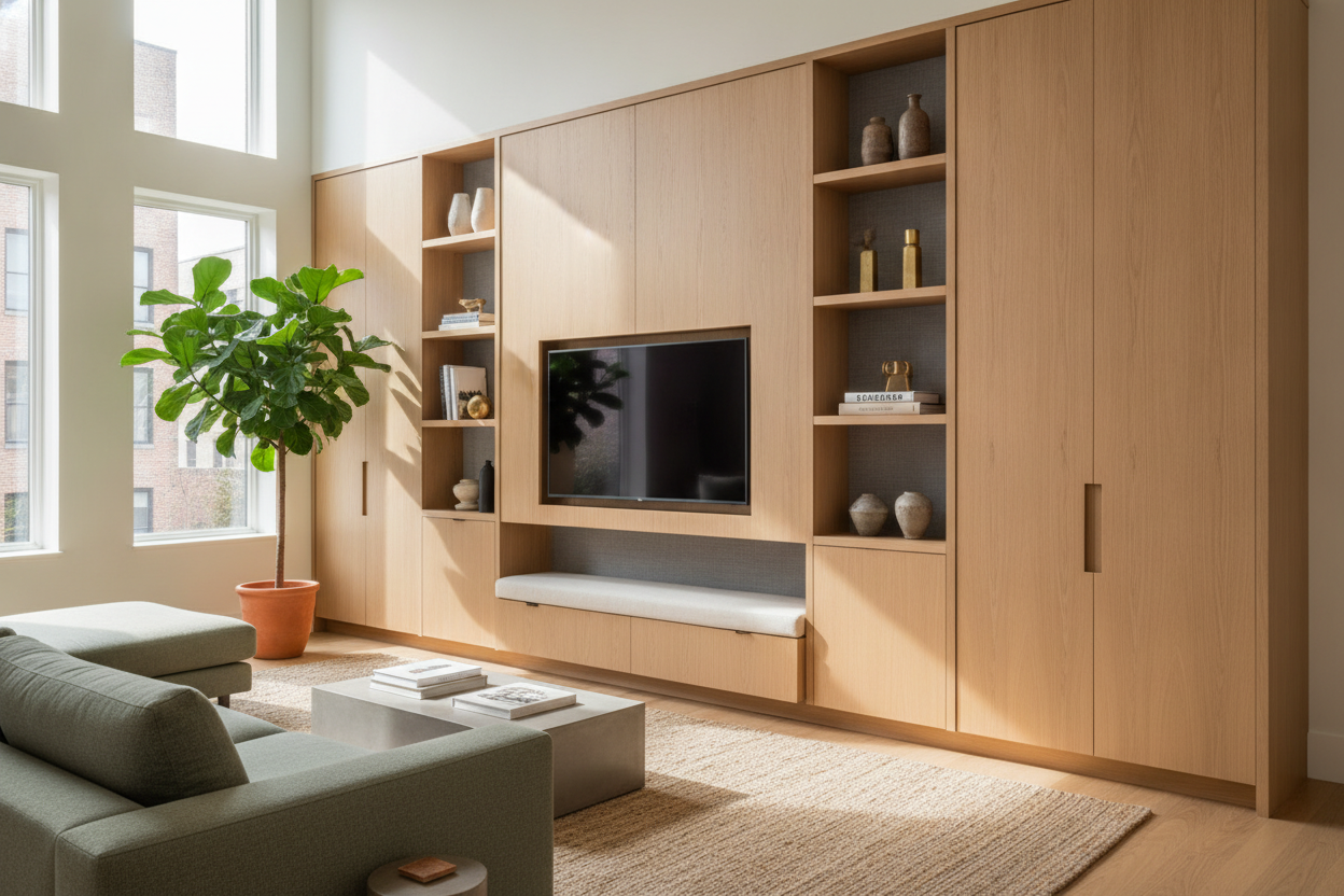 Why Most Built In Cabinets Designs for Living Room Look Dated