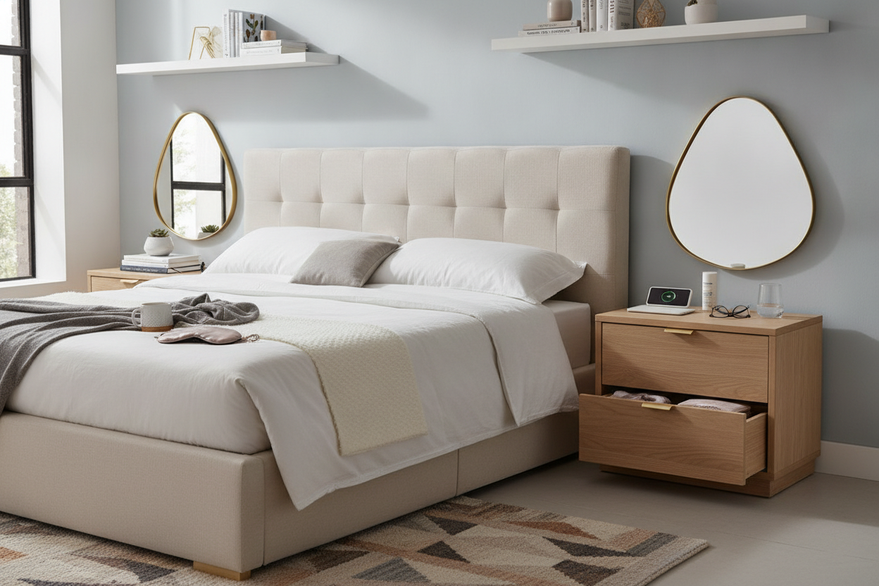 Can Small Bedside Cabinets Actually Hold All Your Sleep Junk?
