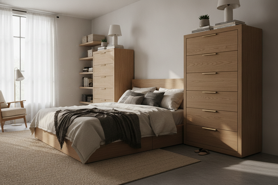 Could Oversized Bedside Cabinets Actually Replace Your Dresser?
