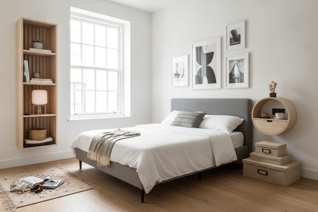My Floor Was a Mess Until I Copied These Bedside Shelves Ideas