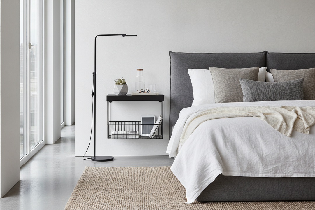 I Spill Water Every Night: Why I Switched to a Metal Bedside Shelf
