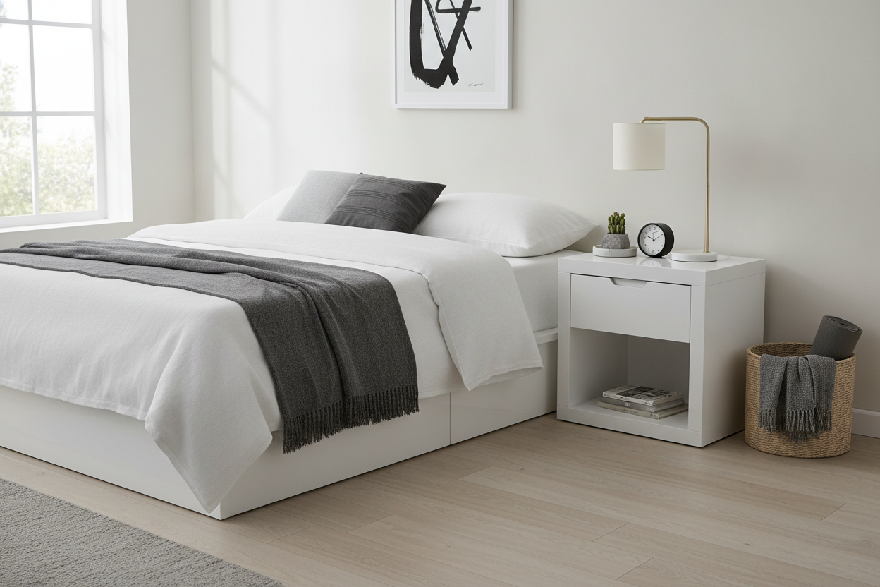 Is a Nightstand One Drawer Setup Actually Enough Storage?