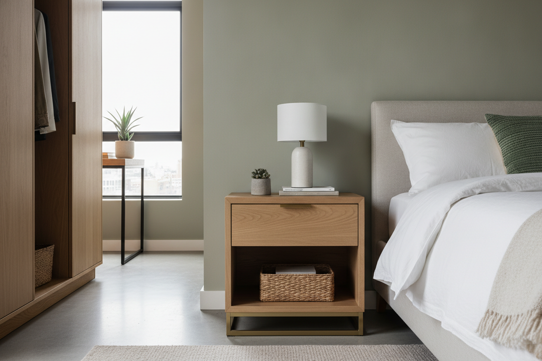 Why I'm Convinced a Nightstand With One Drawer is the Perfect Balance