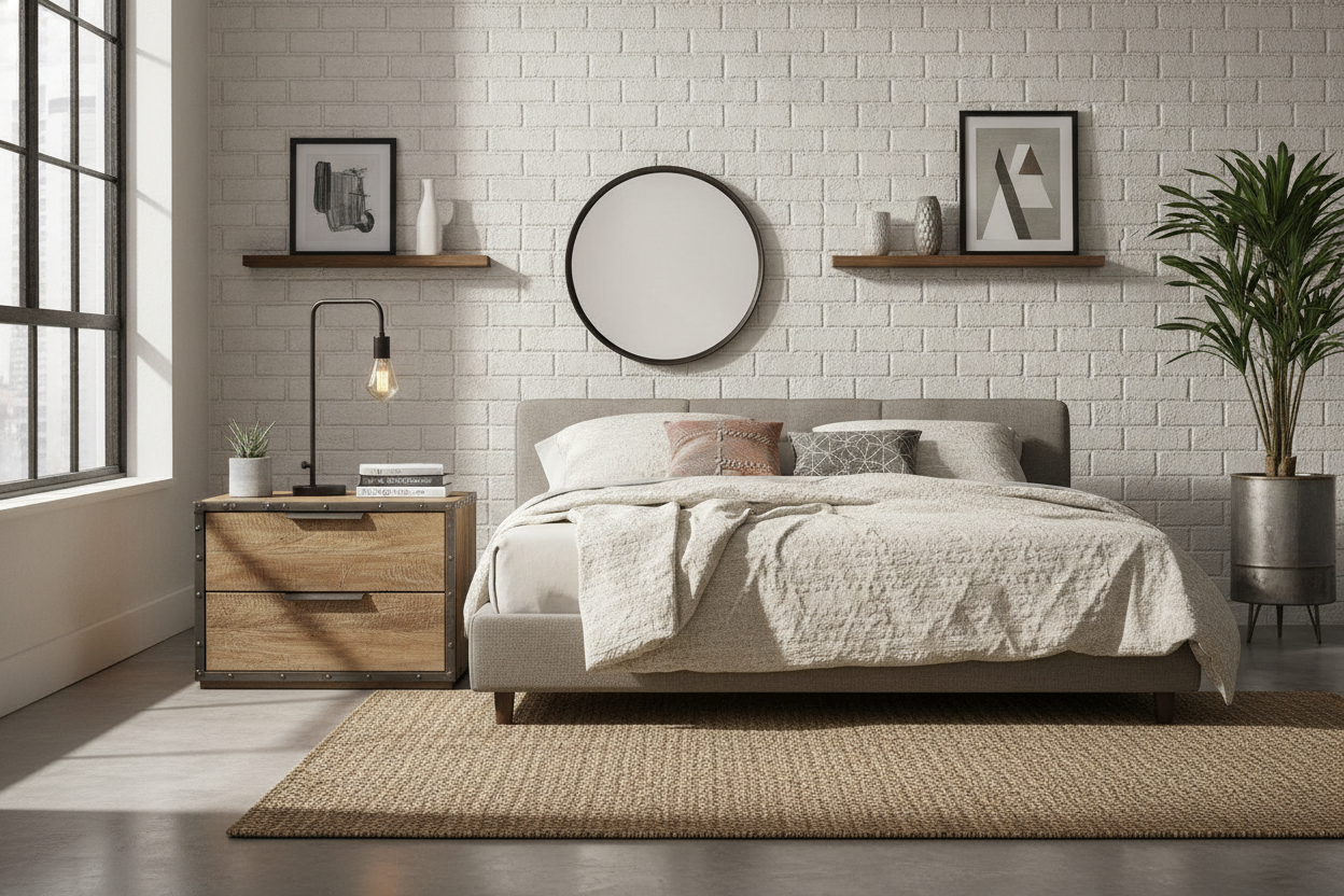 I Put the Quonset 2-Drawer Nightstand in My Bland Guest Room
