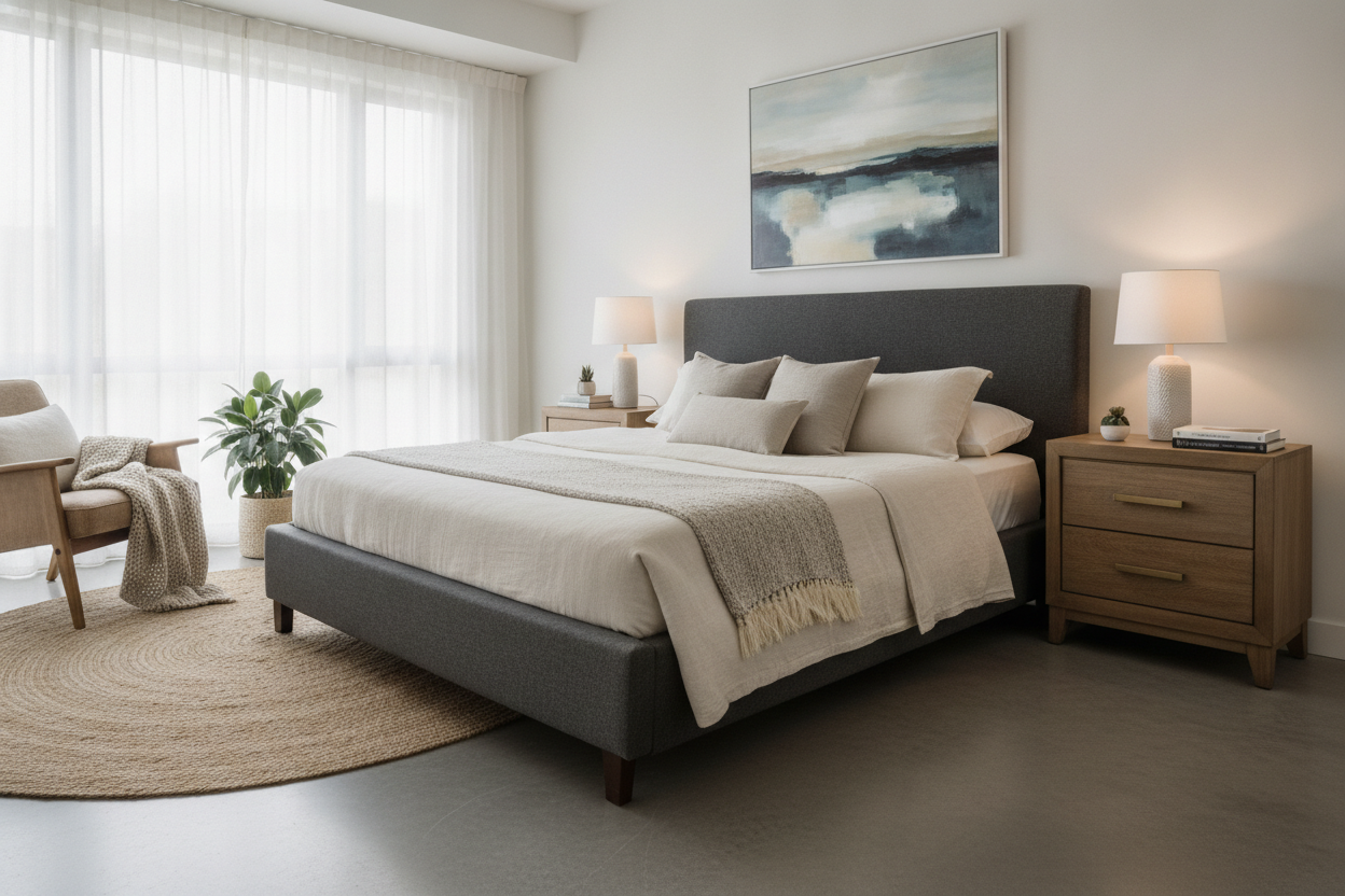 I Gave Up on 'Curated' and Bought a Bedframe and Nightstand Set