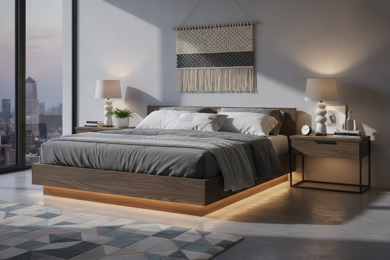 How a Modern Nightstand Set of 2 Made My Room Look Adult