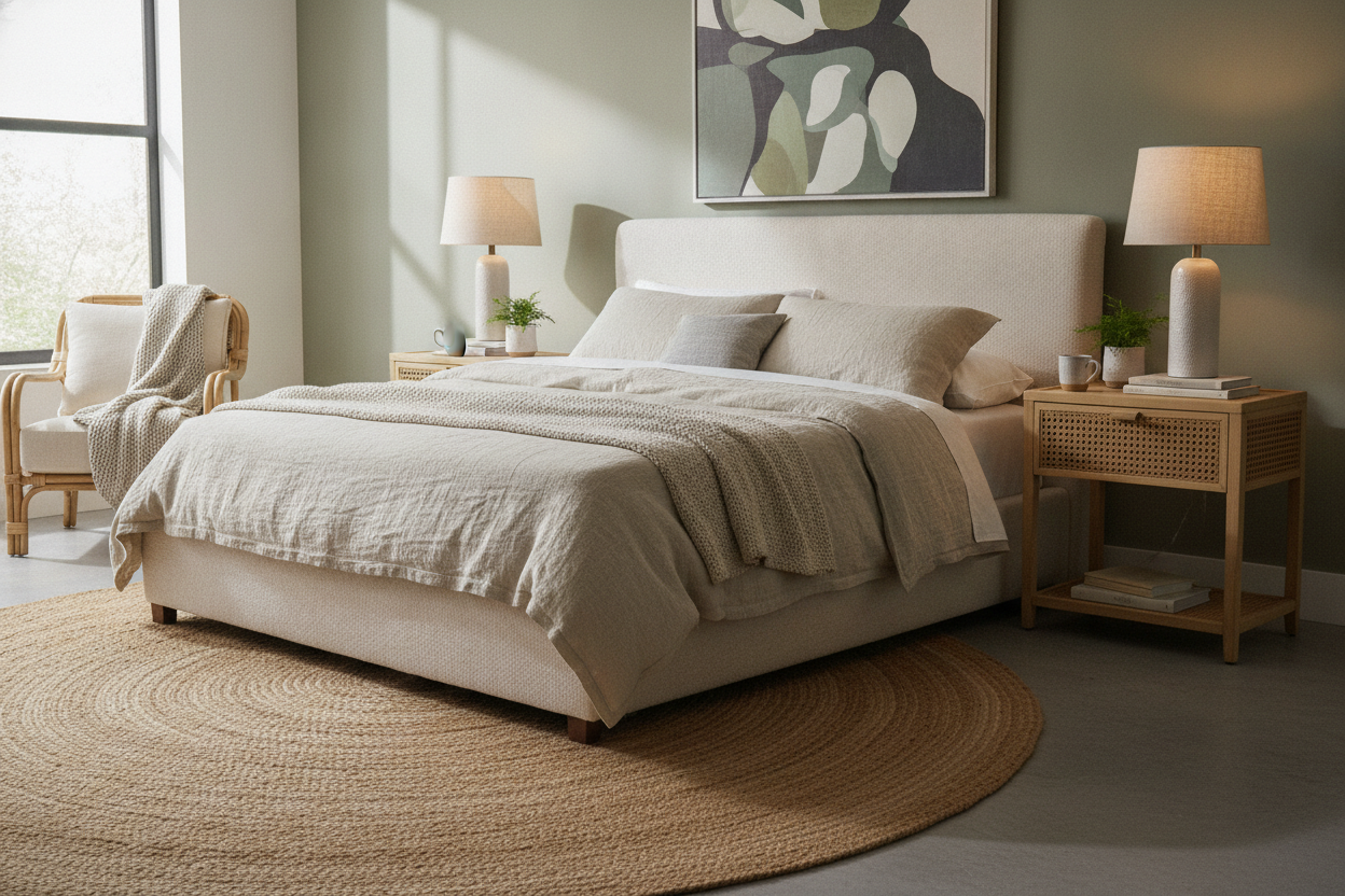 Why I Finally Swapped My Heavy Tables for Rattan Nightstands