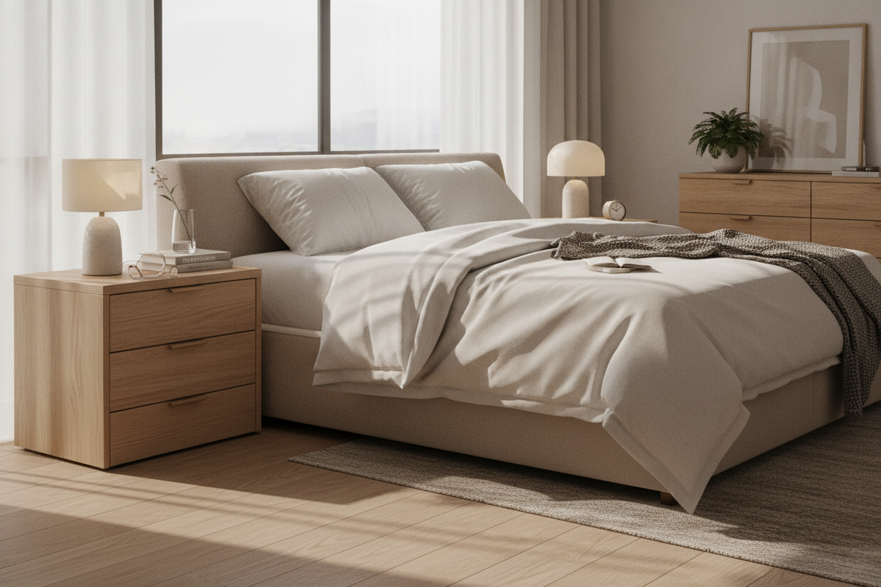 The 3-Item Rule That Fixed My Chaotic Nightstand Decor