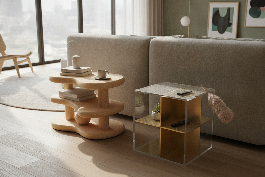 Is a Unique Nightstand Practical, or Just Annoying to Dust?