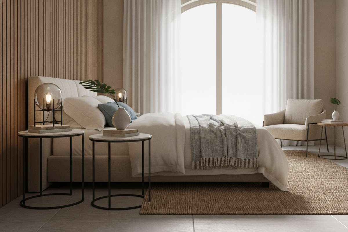 Your Room Has Too Much Wood: Why I Chose a Rod Iron Nightstand