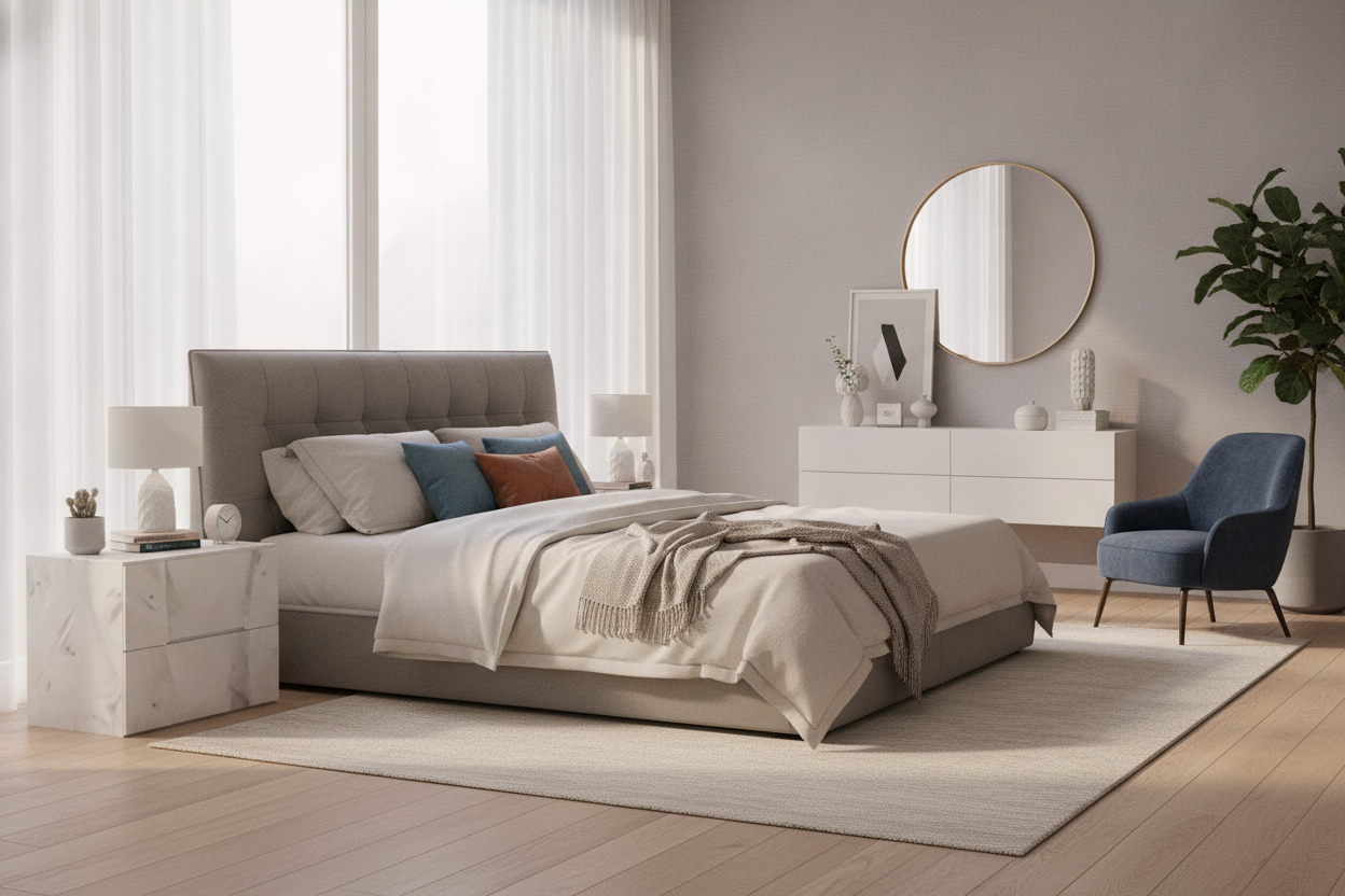 Why I Will Fiercely Defend Plastic Nightstands in an Adult Bedroom