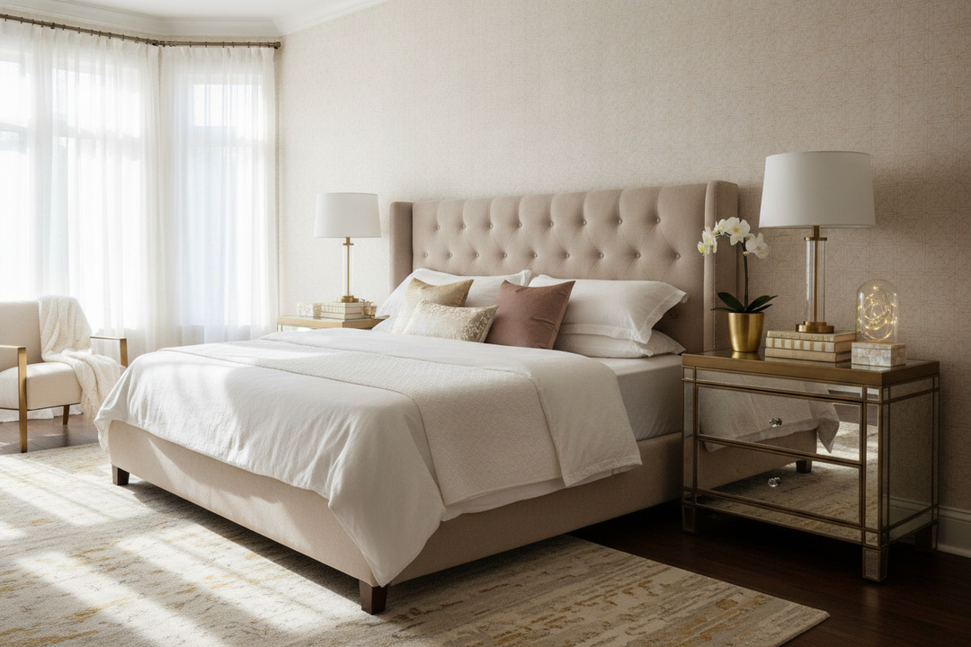 Are Glamorous Nightstands Too Tacky for a Normal Bedroom?