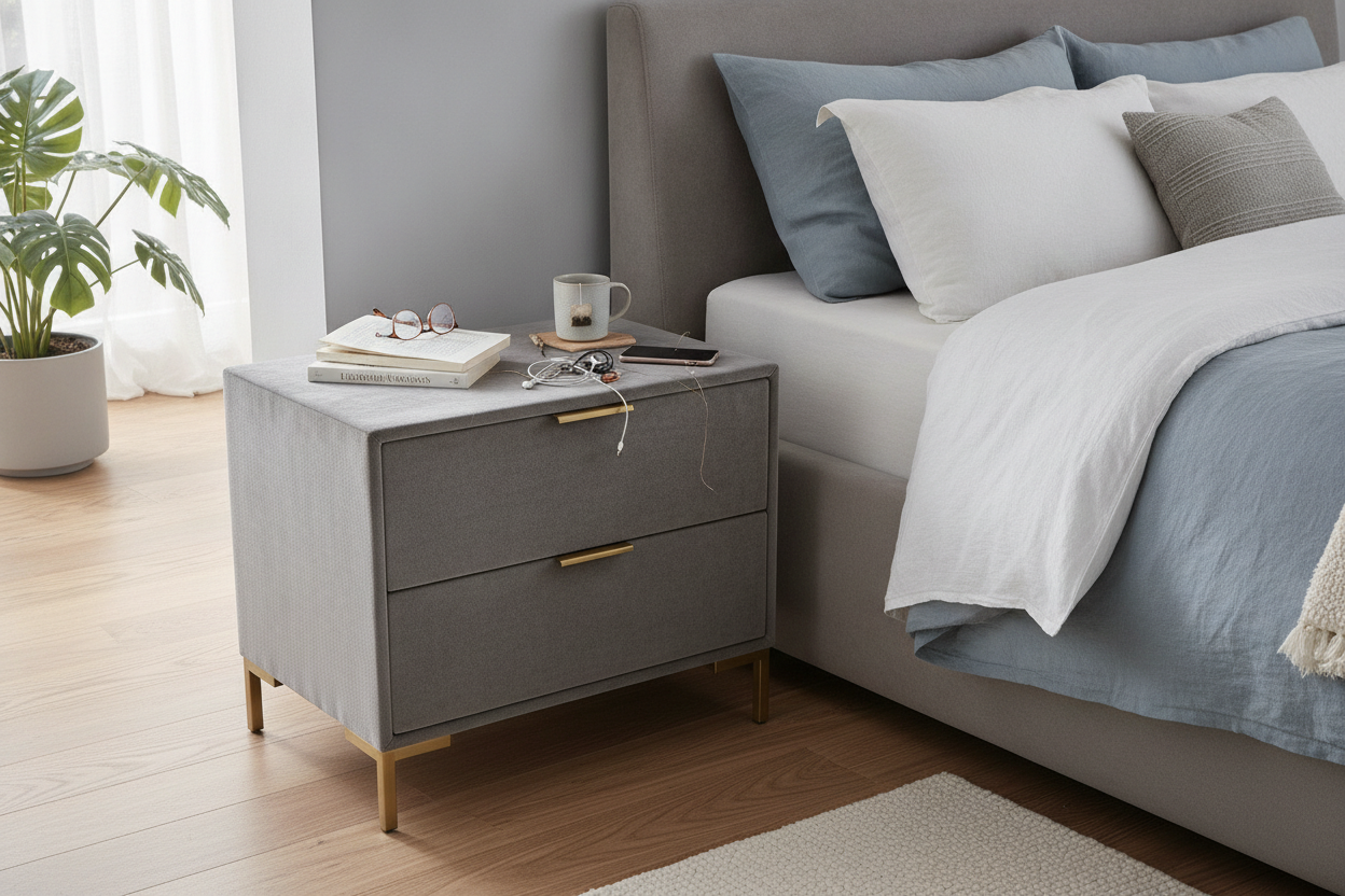 Is a Velvet Nightstand Actually Practical for Messy People?