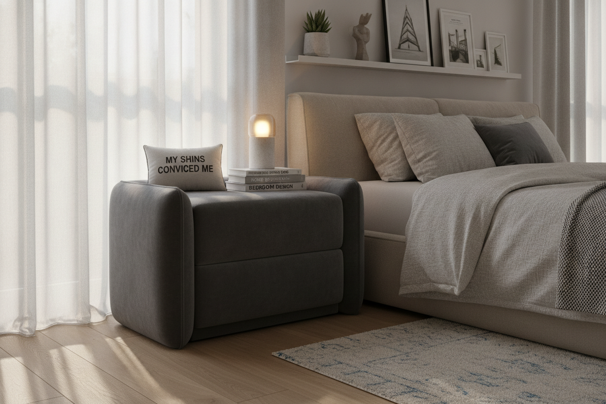 My Shins Convinced Me to Buy an Upholstered Nightstand