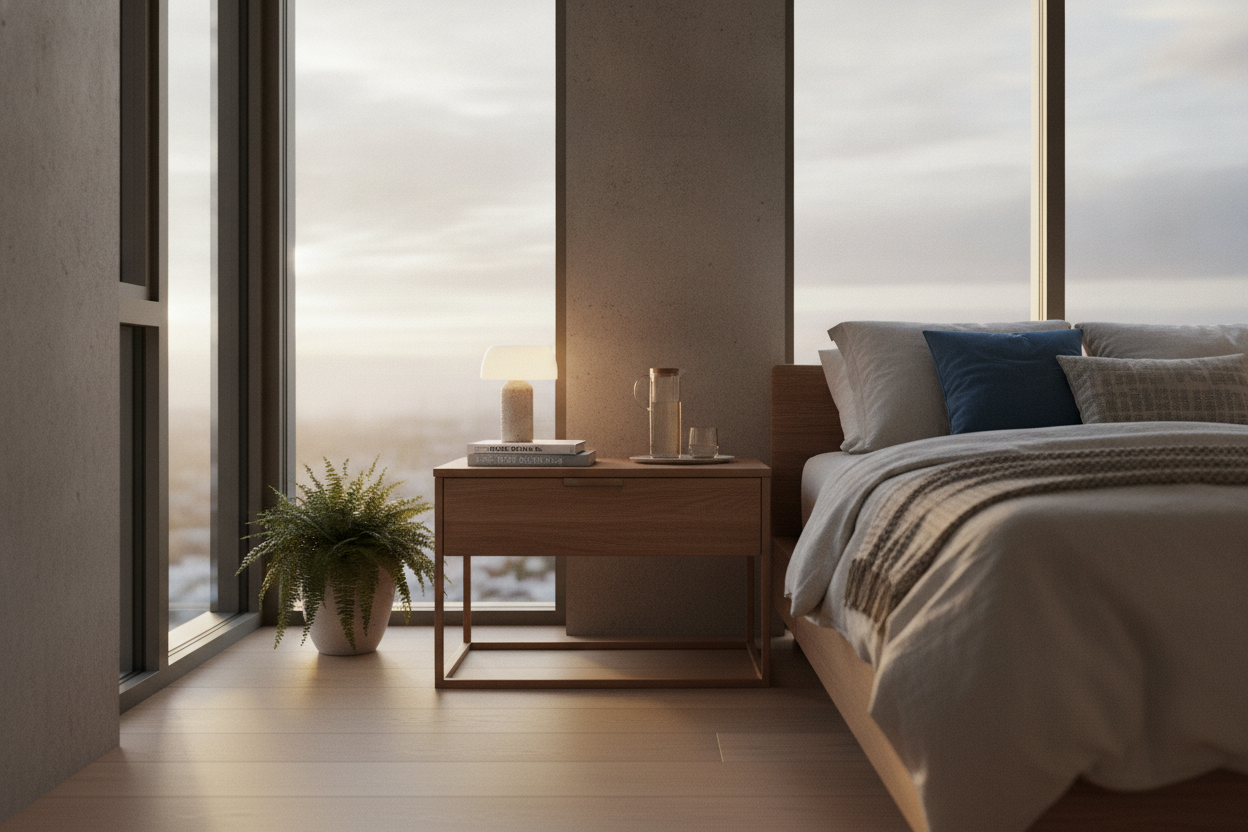 The 3-Item Rule I Use for a Clutter-Free Night Stand Set Up