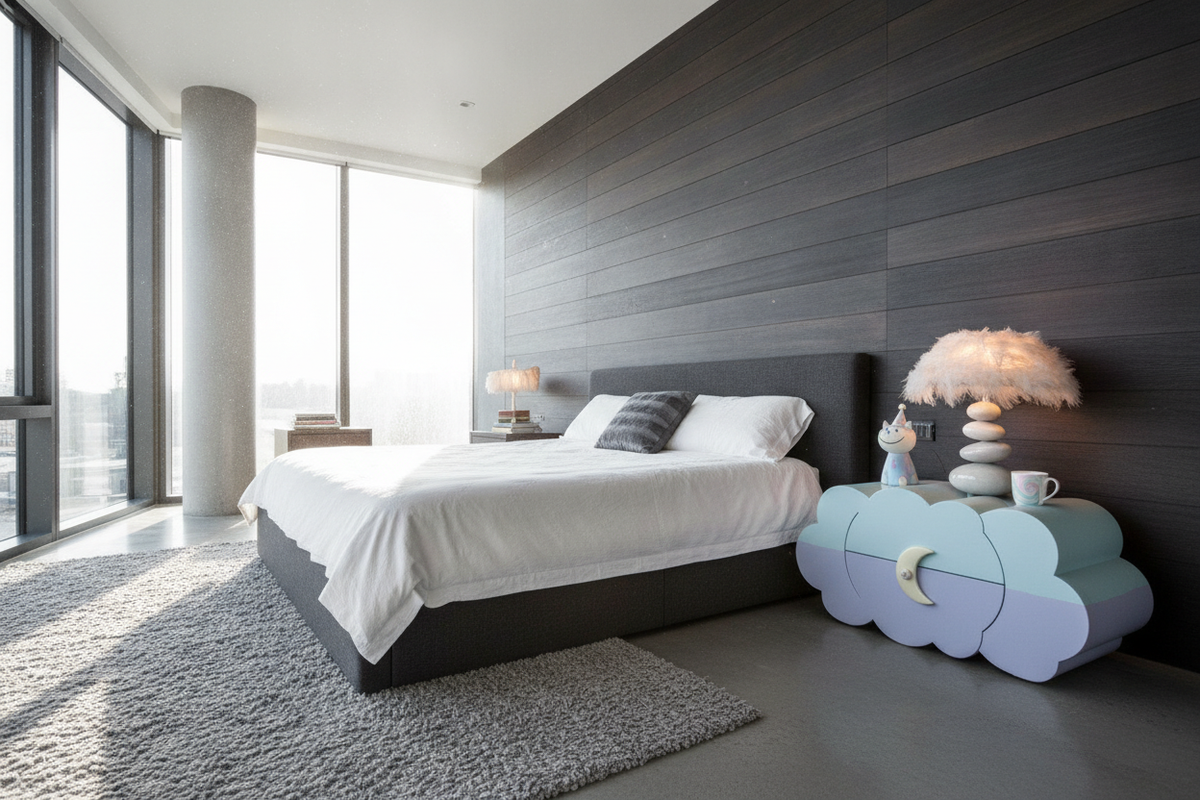 Confession: I Put a Whimsical Nightstand in My Very Serious Bedroom