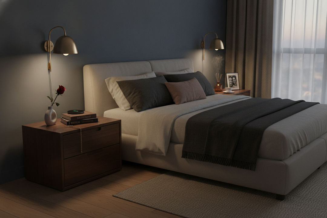 I'm Done With Frilly Decor: My Rules for a Romantic Nightstand